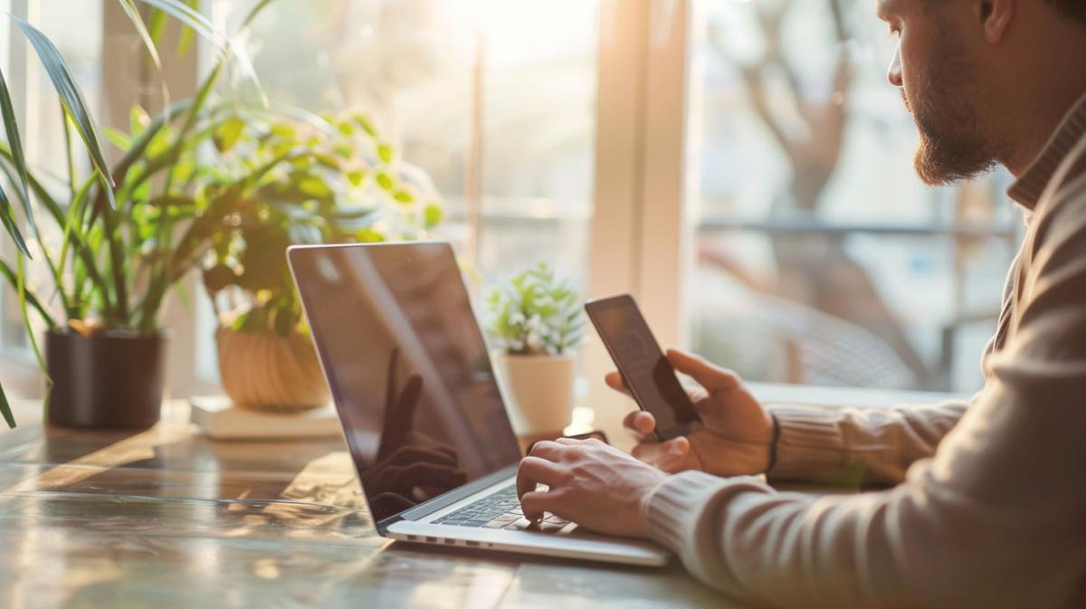 Persoon bekijkt abonnementskosten op laptop en schrikt van het totaal